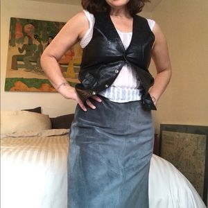 Banana Republic Suede Skirt
